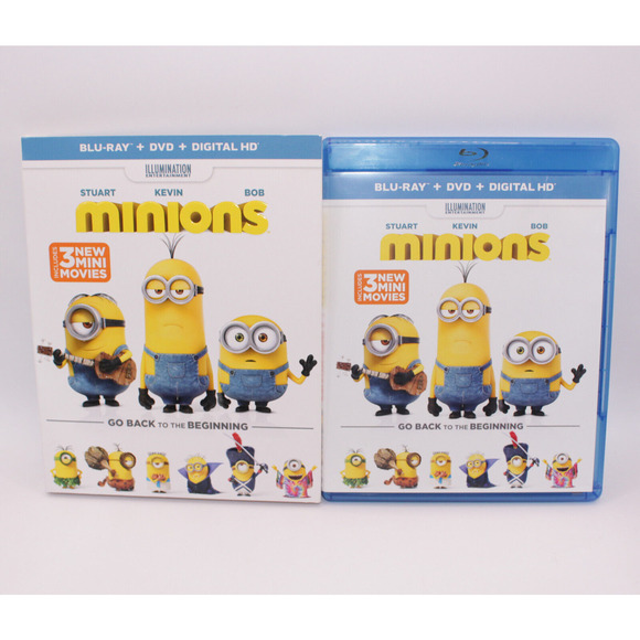 Despicable Me, Despicable Me 2, Minions Lot (Blu-ray) 3 Movies with Slipcover - Picture 12 of 15
